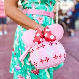 Stitch Shoppe Minnie Mouse Ornament Crossbody Bag
